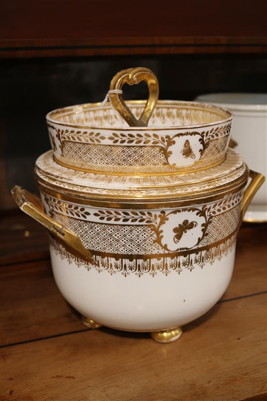 A pair of 19th century Paris porcelain ice pails